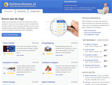 Tablet Screenshot of geldverdienen.nl